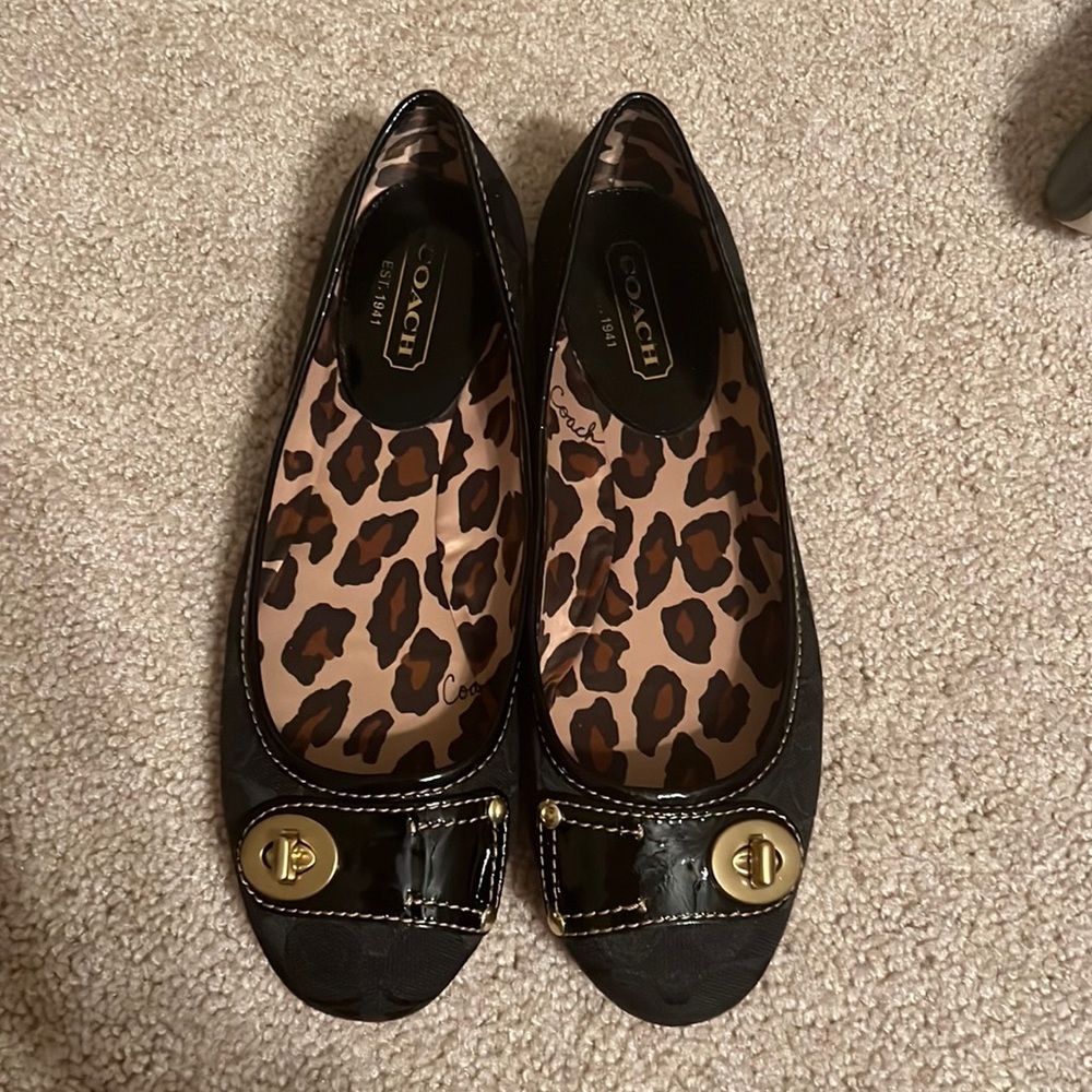 Coach Black flats